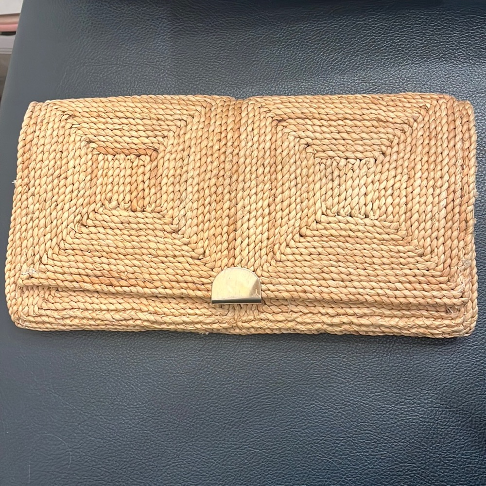 Woven Large Clutch